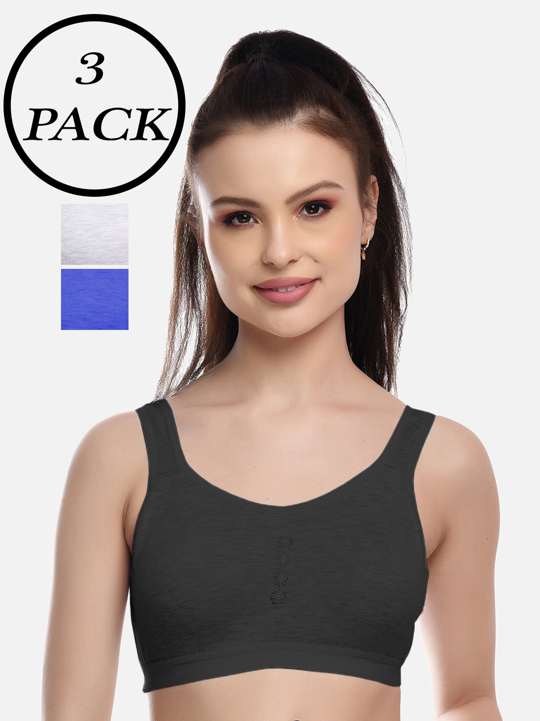 FIMS Black & Blue Bra