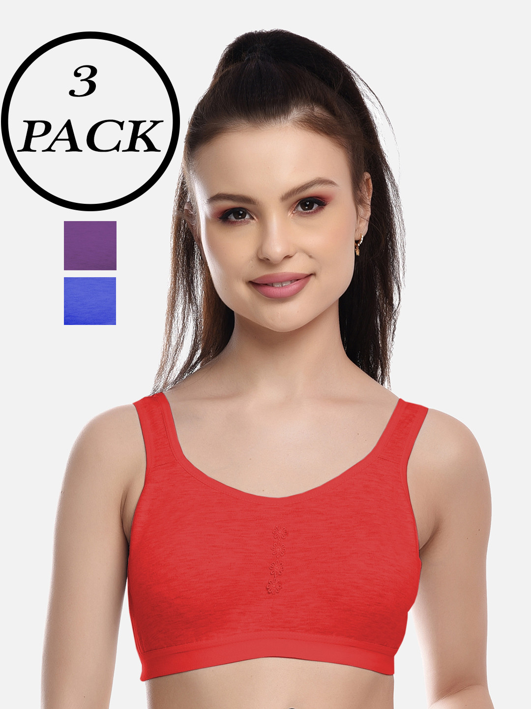 FIMS Red & Blue Bra