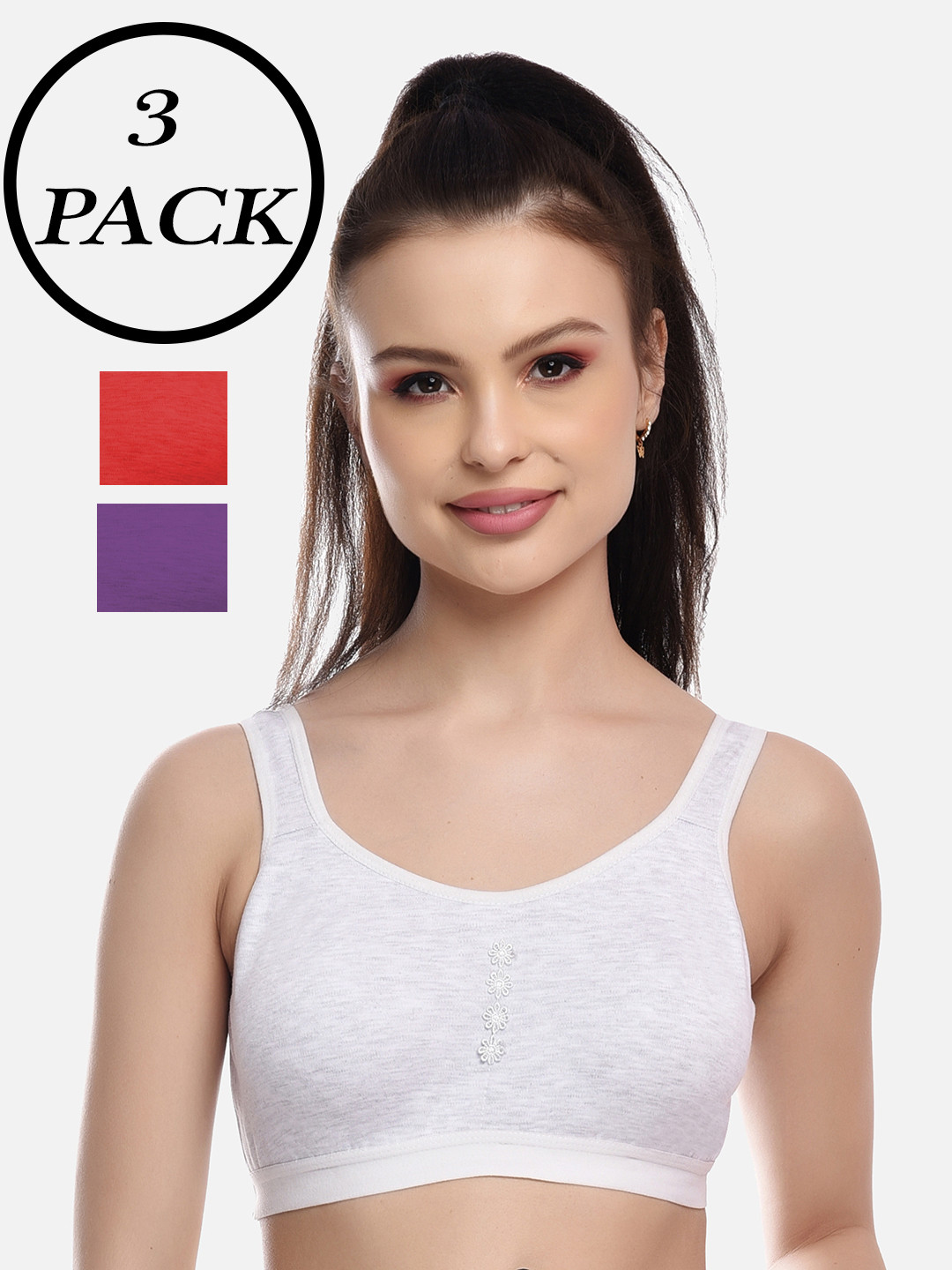FIMS Red & Purple Bra