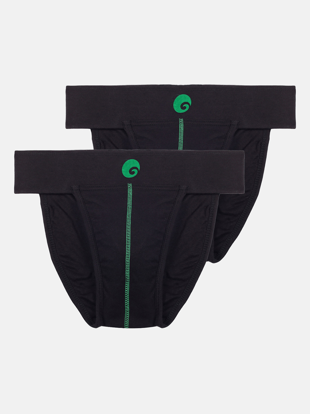 Omtex Men Pack Of 2 Solid Briefs