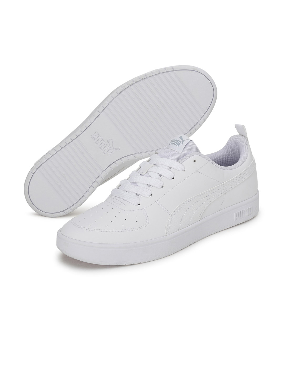 Puma Unisex White Rickie Sneakers