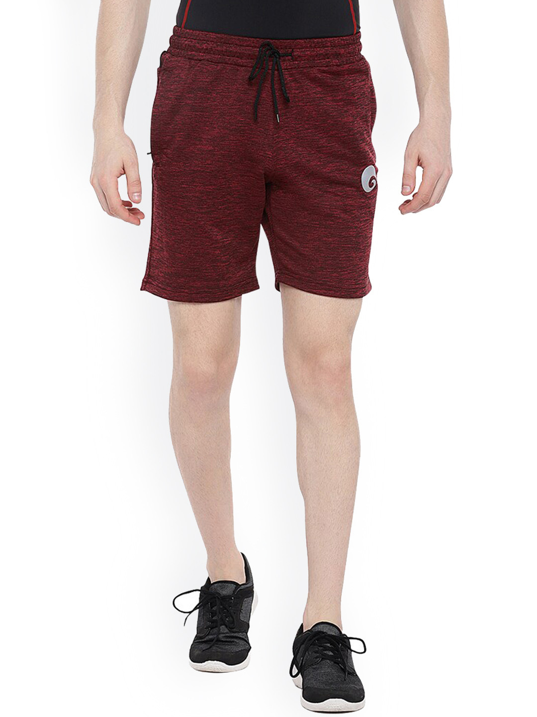 Omtex Men Red Training or Gym Sports Shorts