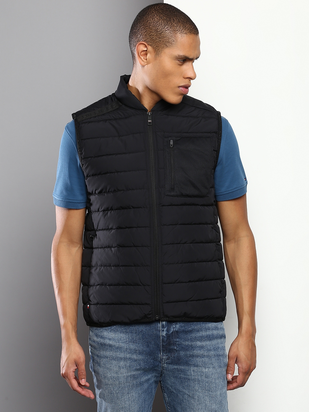 Tommy hilfiger men's discount quilted puffer jacket