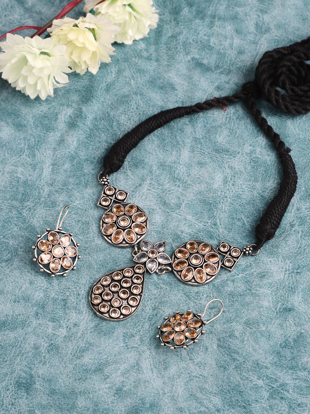 VENI Silver Plated Jewellery Set