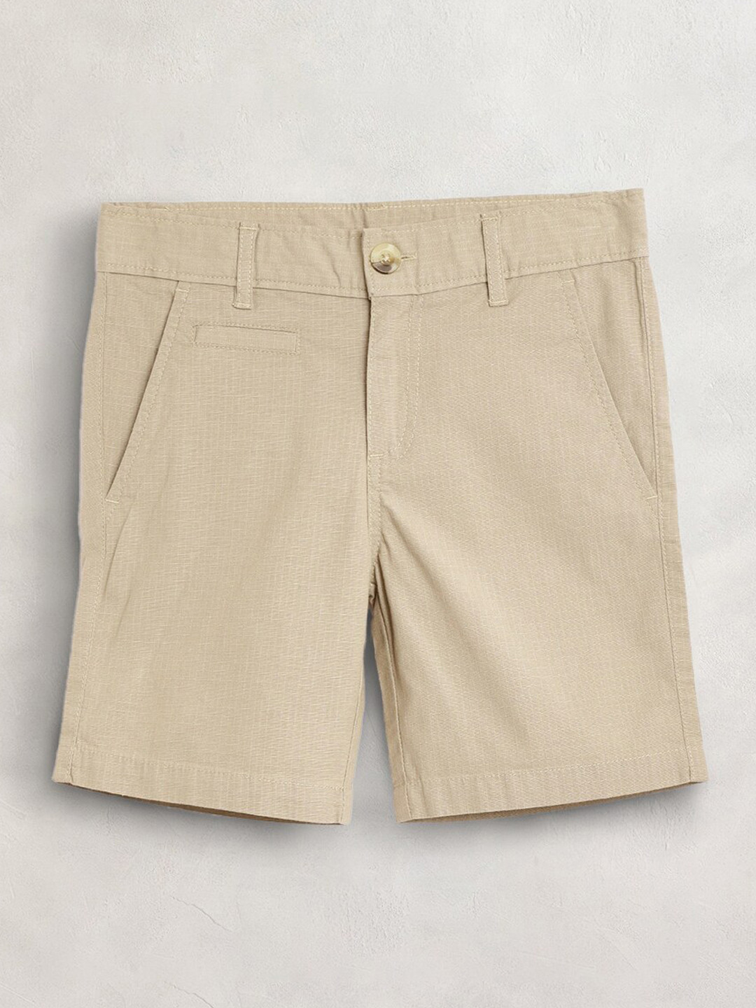 Cherry Crumble Boys Beige Shorts