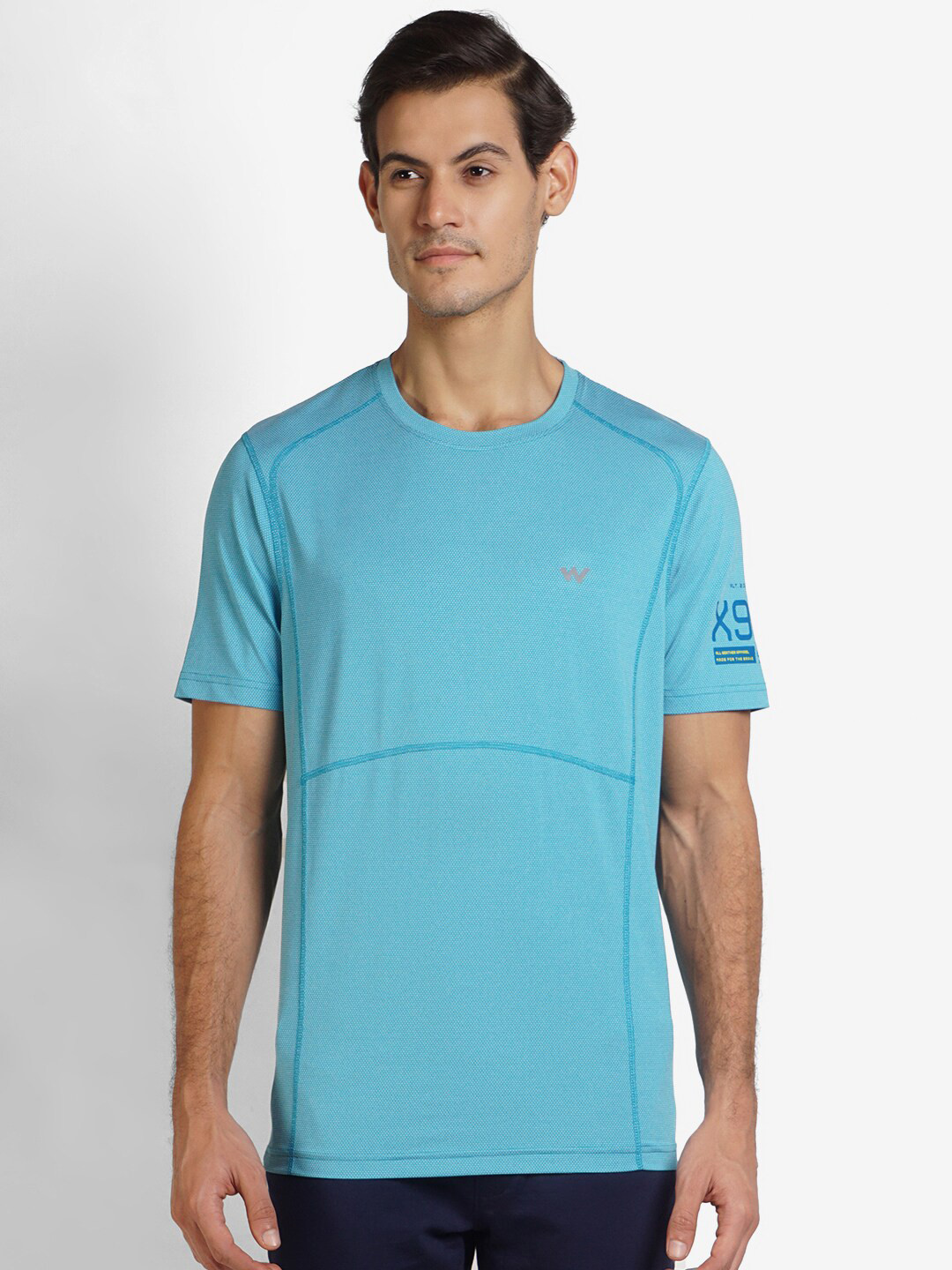 Wildcraft Men Blue T-shirt