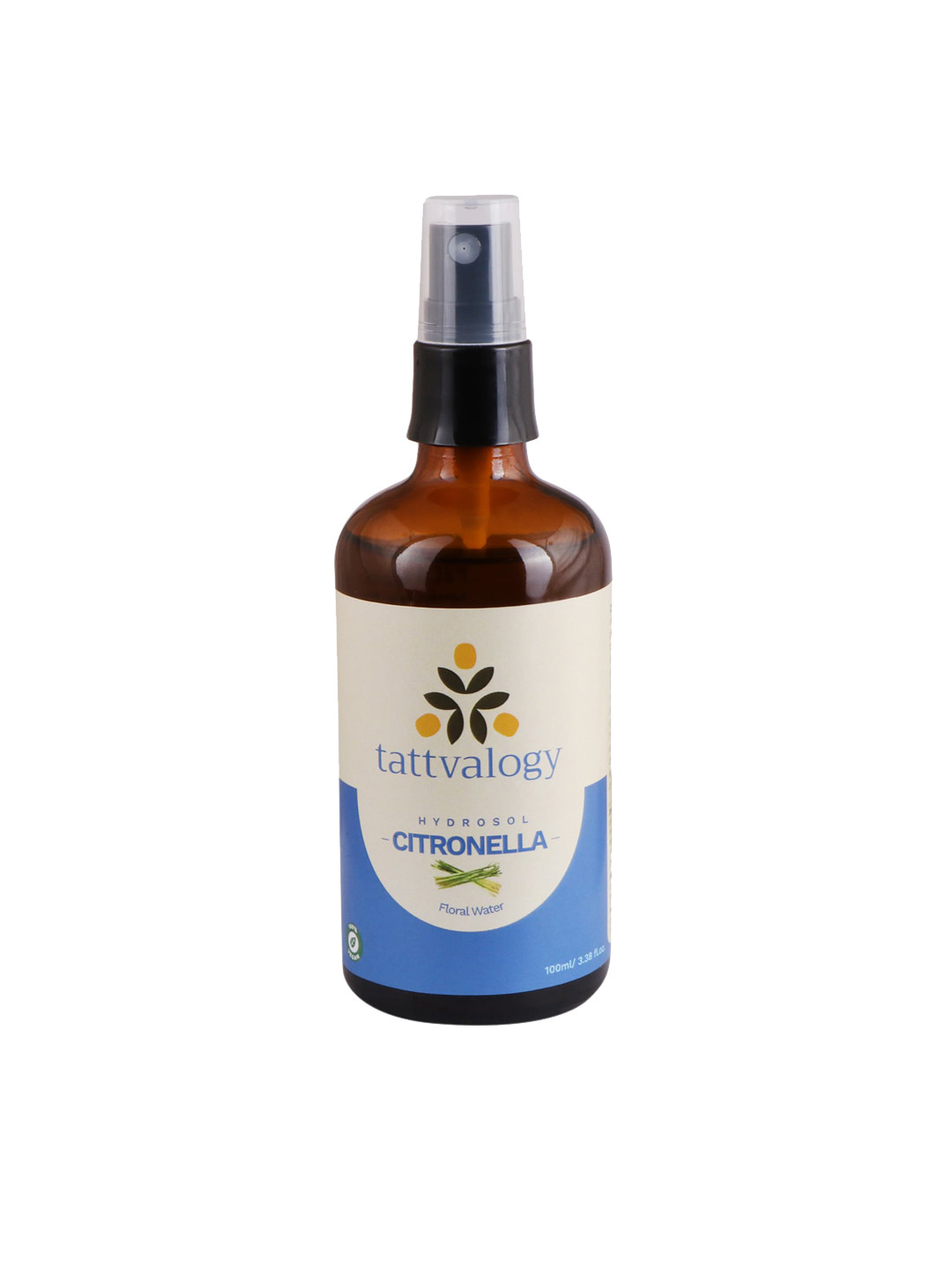 Tattvalogy Vegan Hydrosol Citronella Natural Mosquito Repellent Toner For Oily Skin- 100ml