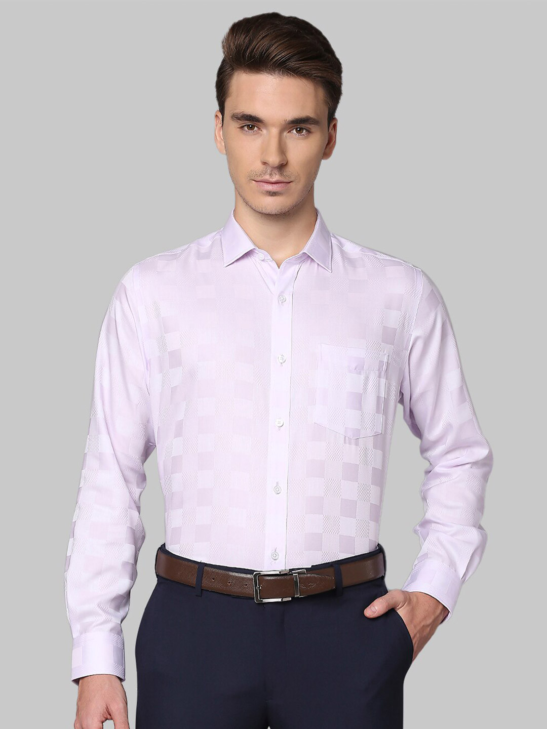 Park Avenue Men  Printed Formal Shirt