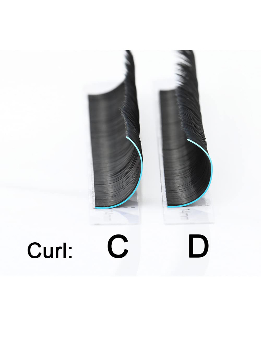 NAGARAKU Black 12 Rows Easy Fanning Mega Volume Eyelash Extensions - Curl C - 0.03/12