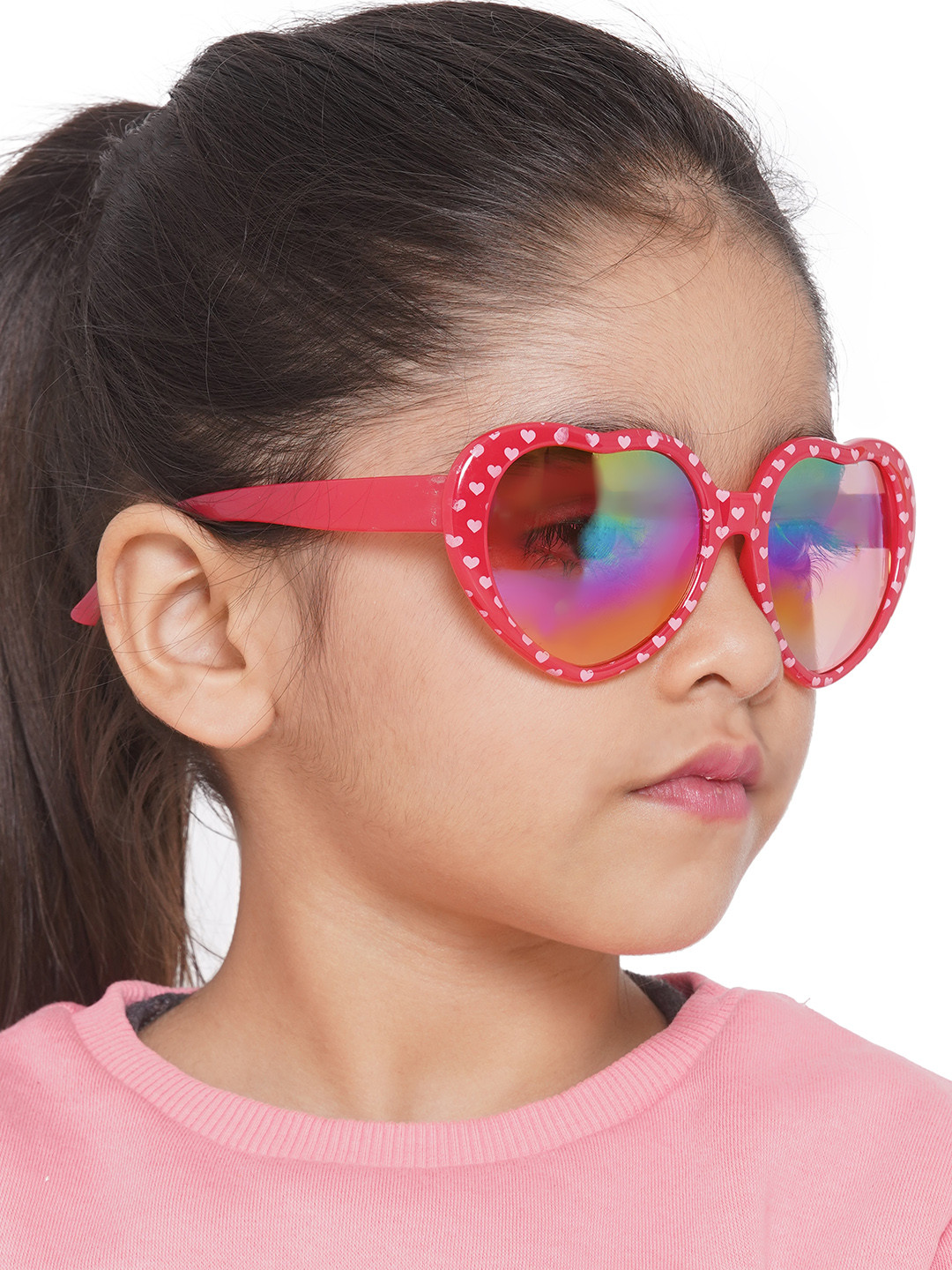Carlton London Girls Yellow Lens & Red Other Sunglasses CLSG053