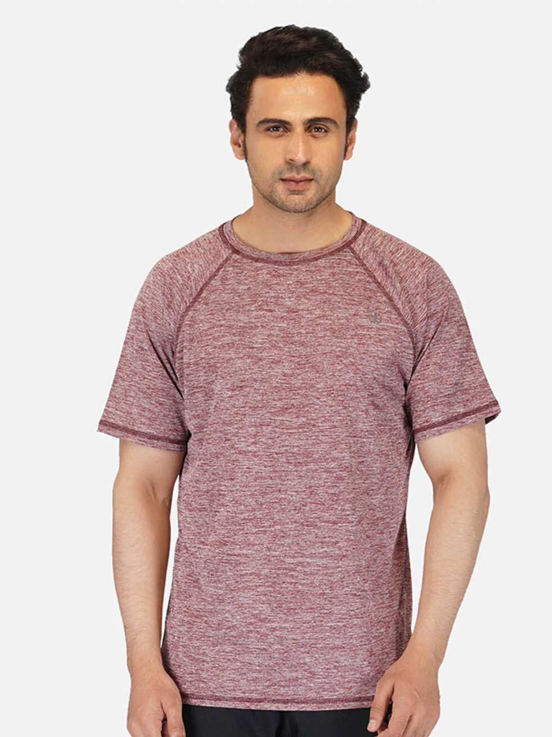 IMPERATIVE Men Maroon T-shirt
