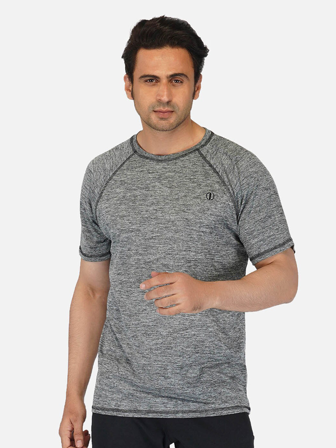 IMPERATIVE Men Grey T-shirt