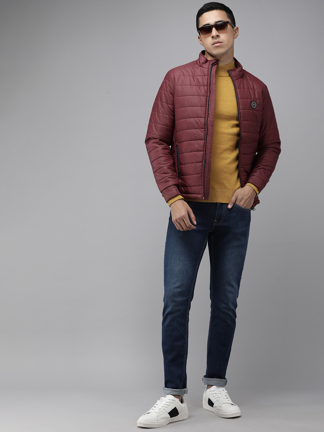 U S Polo Assn Men Solid Puffer Jacket