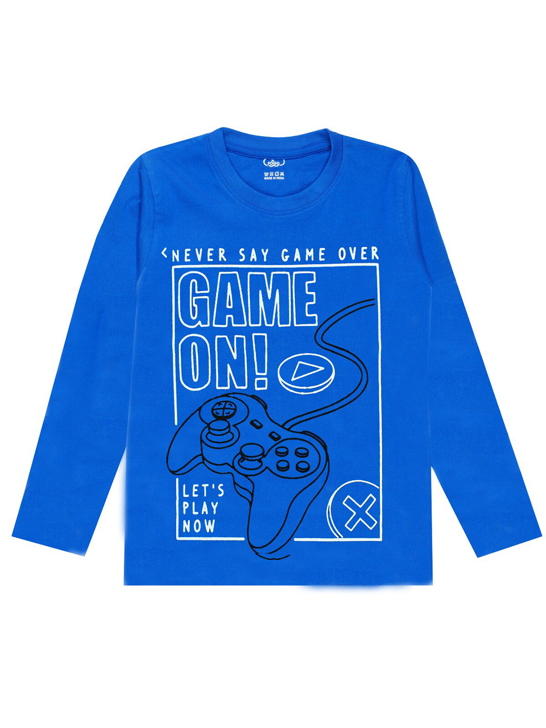 MIST N FOGG Boys Multicoloured Typography Printed T-shirt