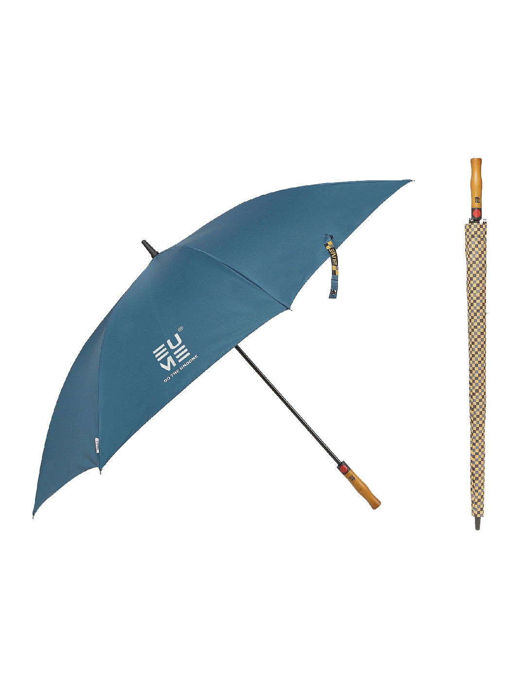 EUME Teal-Green Solid Jumbo Umbrella