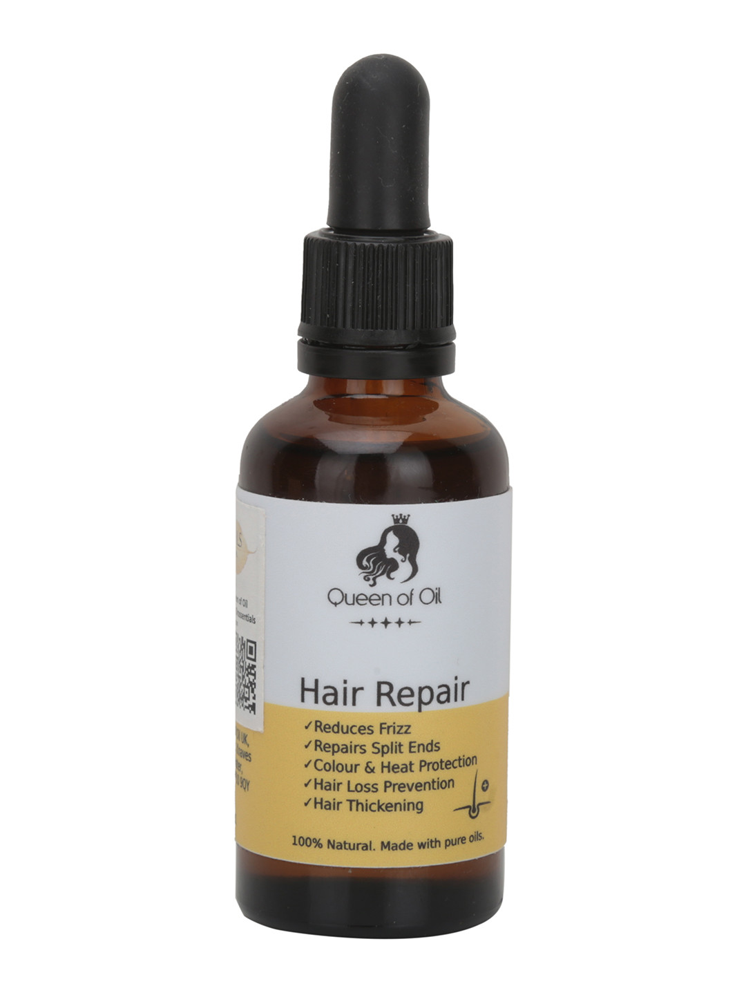 Queen Of Oil 100% Natual Hair Repair Oil with Argan & Coconut Oil - 50 ml