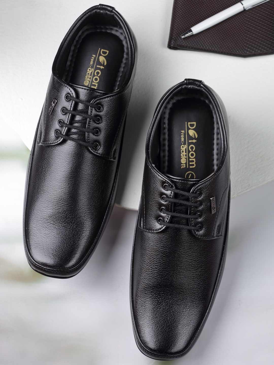 Buy Action Men Black Solid Formal Slip On Shoes Formal Shoes for Men 19173132 Myntra