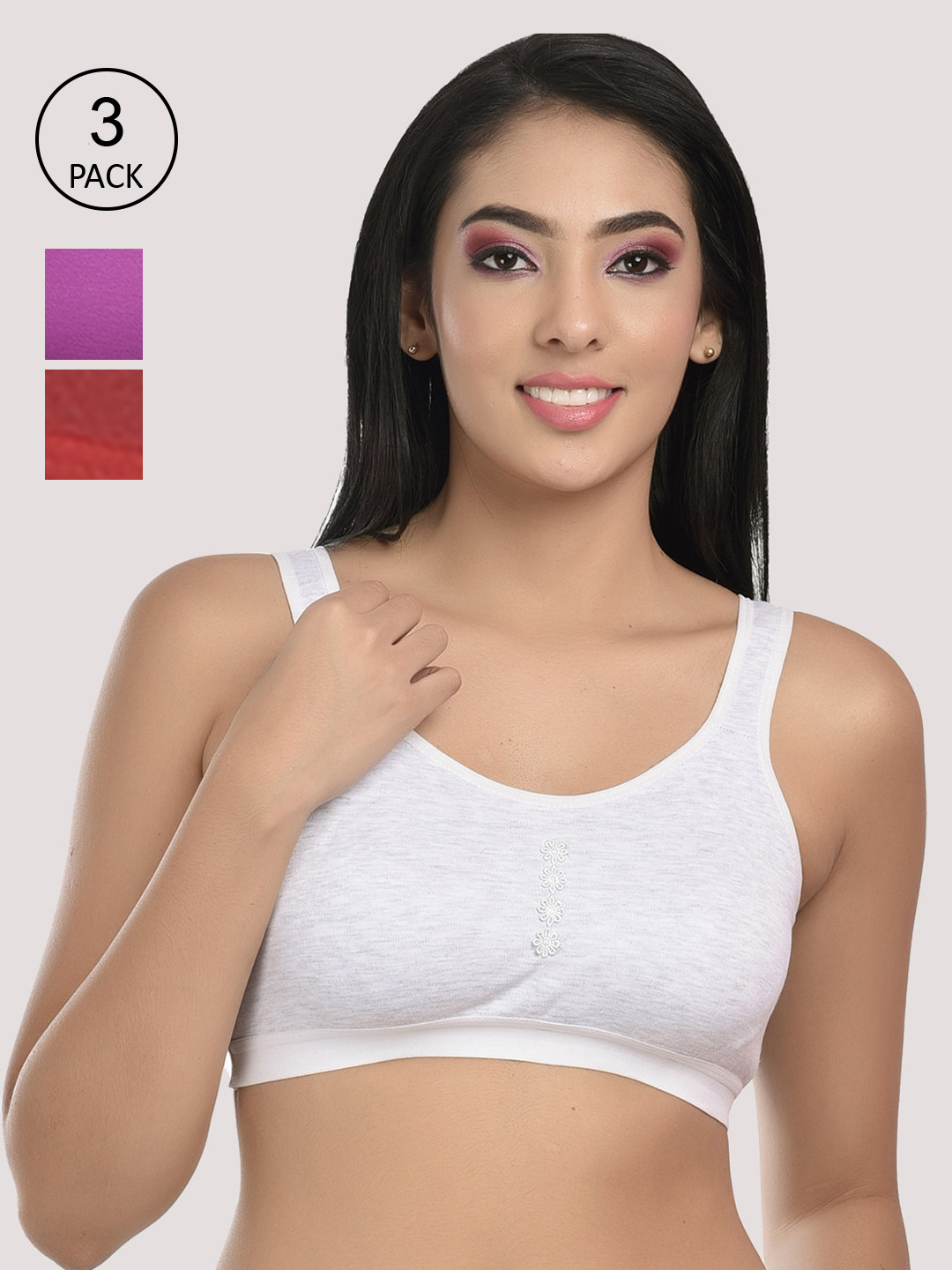 StyFun Multicolor Set of 3 Bra