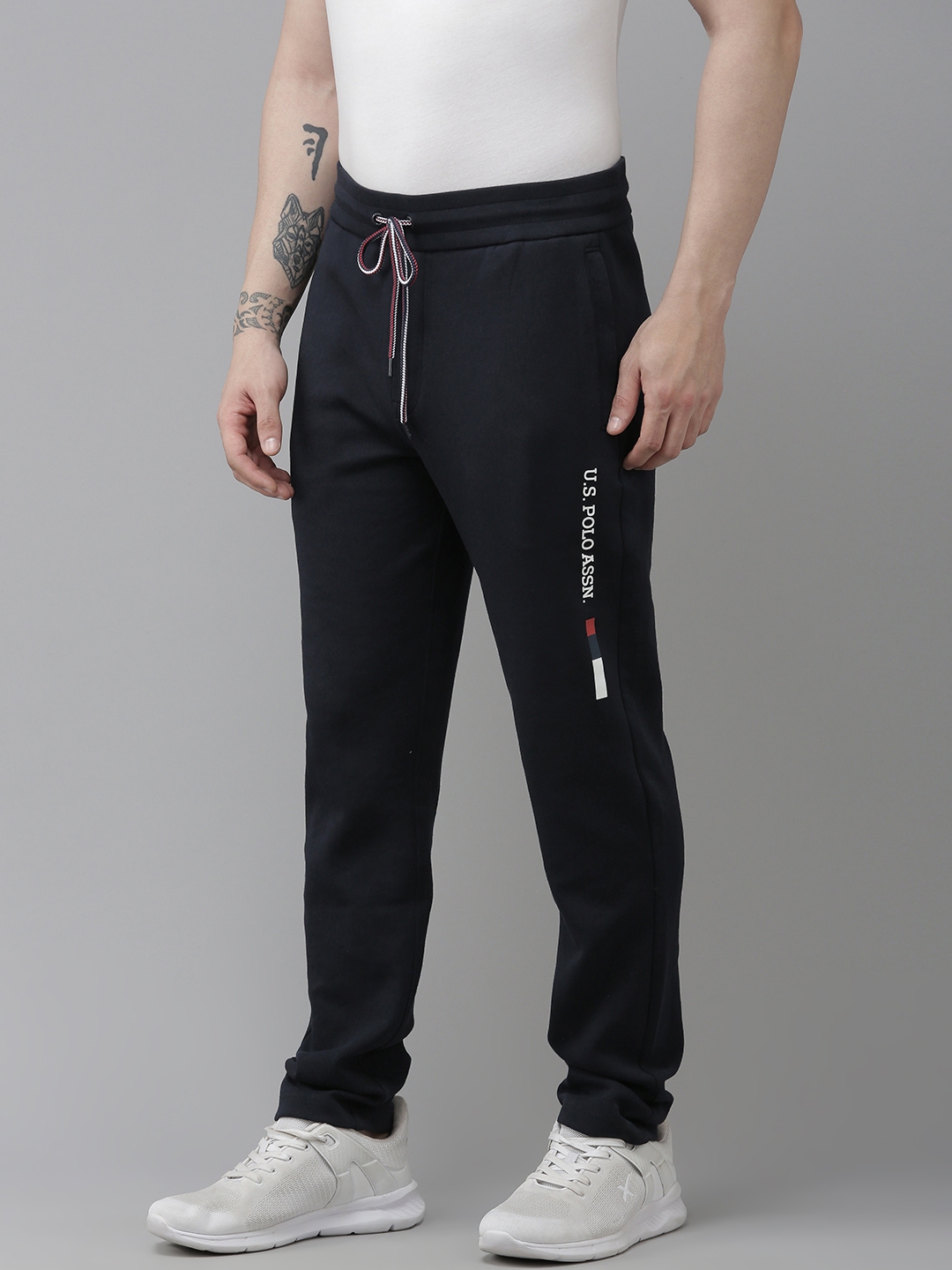 Buy US Polo Assn Men Solid Grey Trackpant Pack of 1 Online at Low Prices  in India  Paytmmallcom