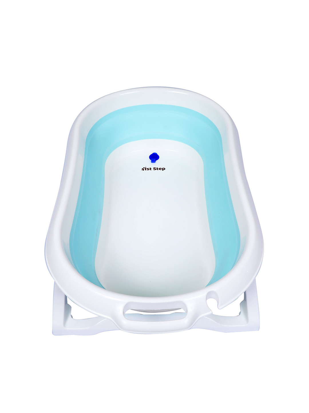 1st Step Kids Blue Temperature Sensitive Folding Anti-Skid Bath Tub