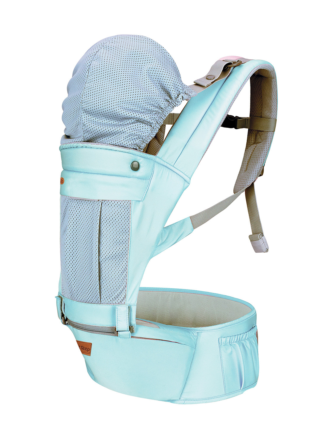1st Step Blue 5 In 1 Hip Seat Baby Carrier