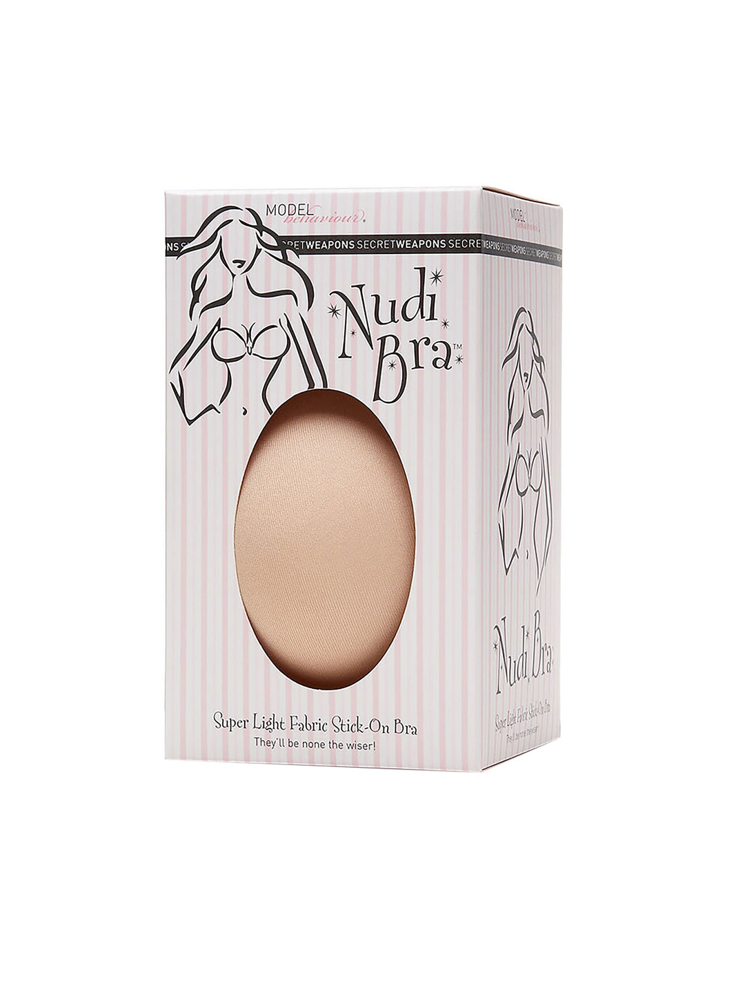 Forever New Women's Set Of 2 Nude Coloured Solid Stick-On Lingerie accessories