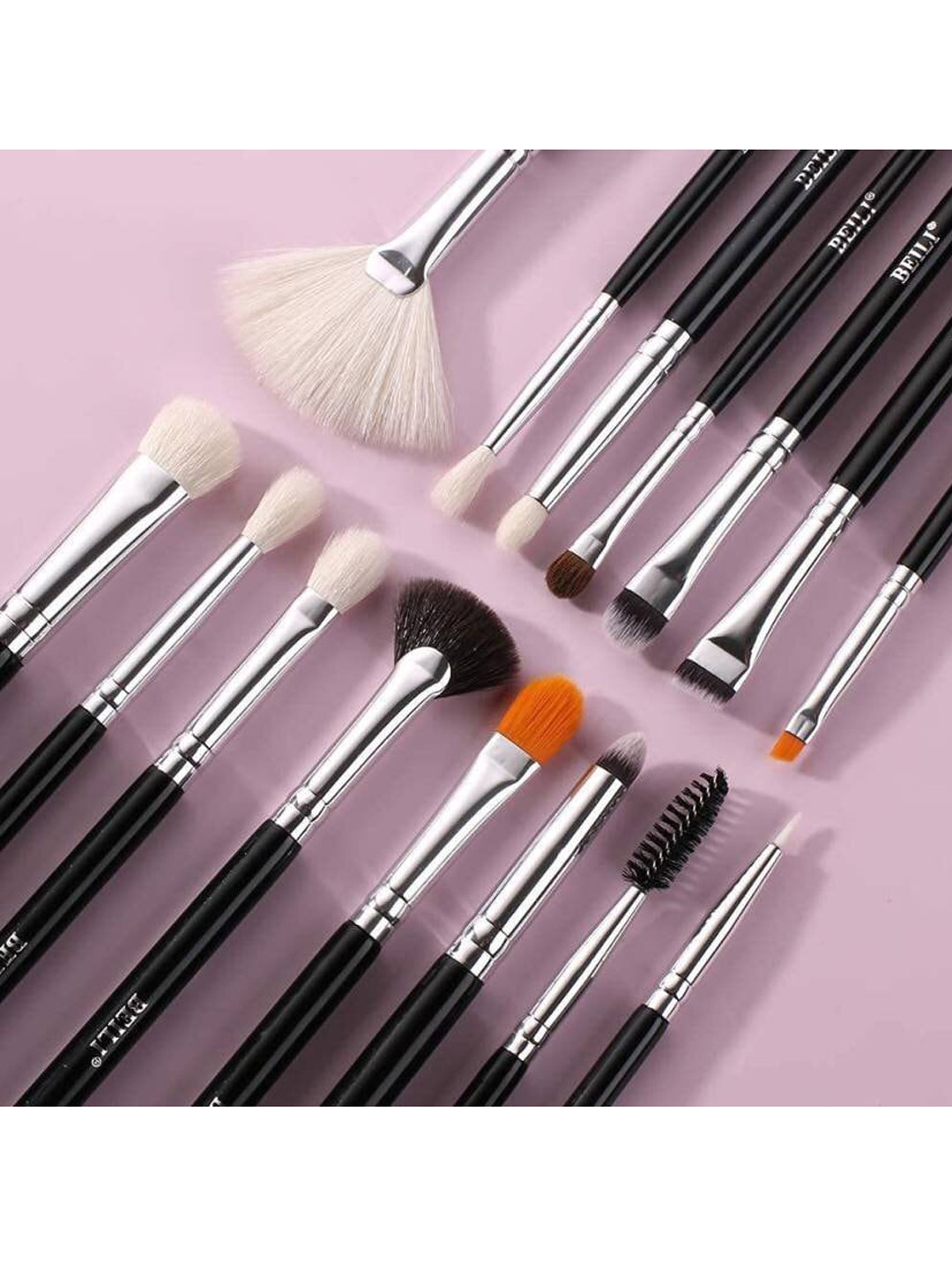 BEILI Set of 15 Eyeshadow Brushes - Black