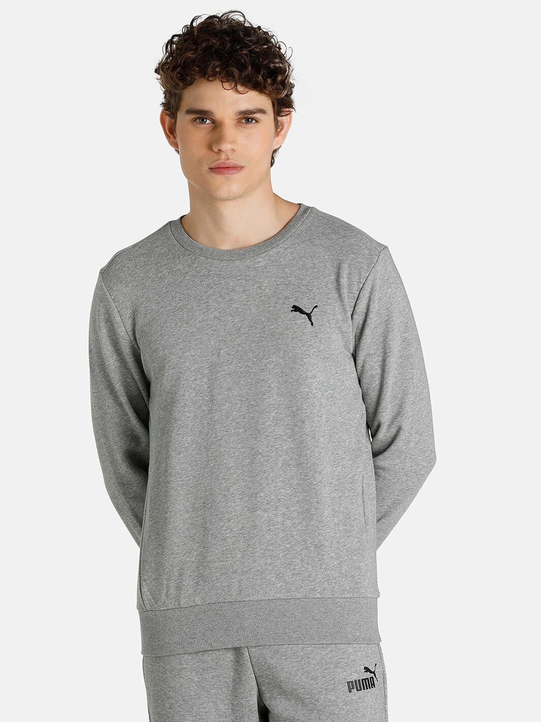Puma Men Crew-Neck Sweatshirt