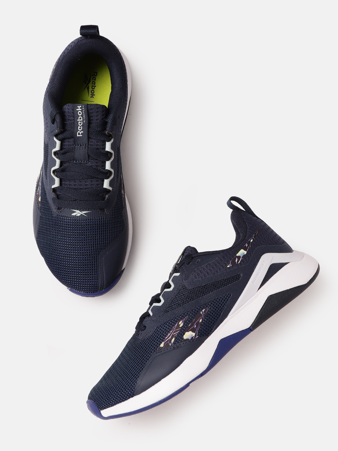 Reebok Women Navy Blue Nanoflex TR V2 Training or Gym Shoes