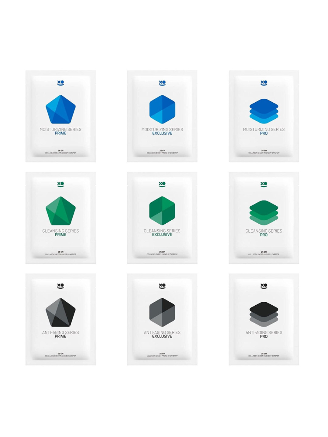 Carepop Pack of 9 Anti-Aging Collagen Sheet Mask for Moisturizing