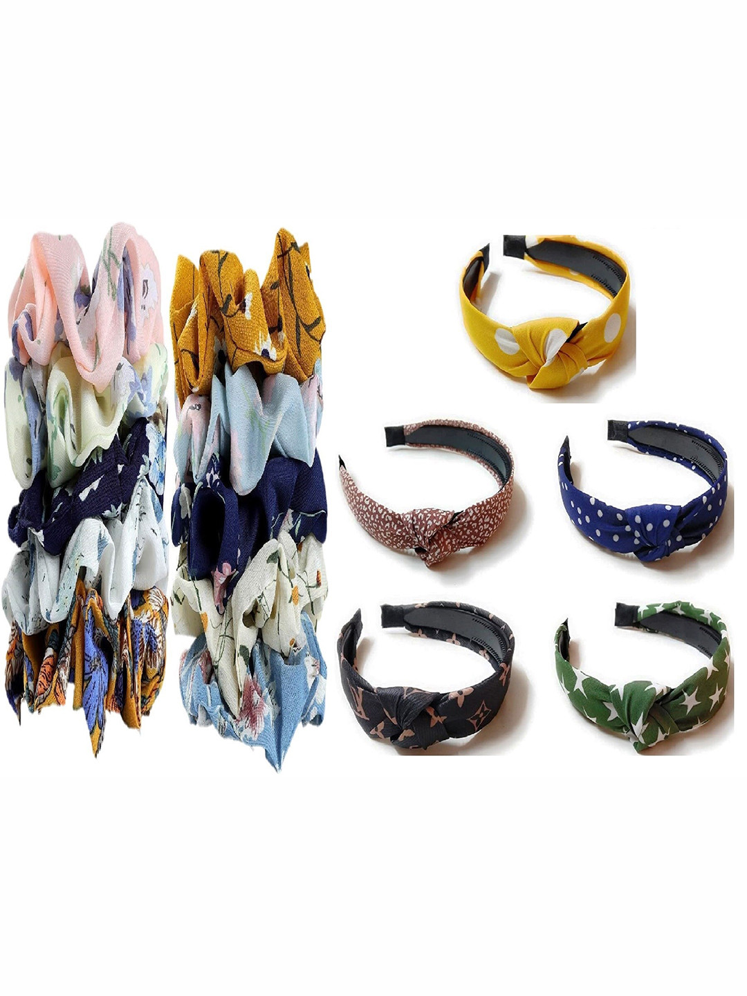 DIAN Women Pack of 15 Multicolored Hair Accessories