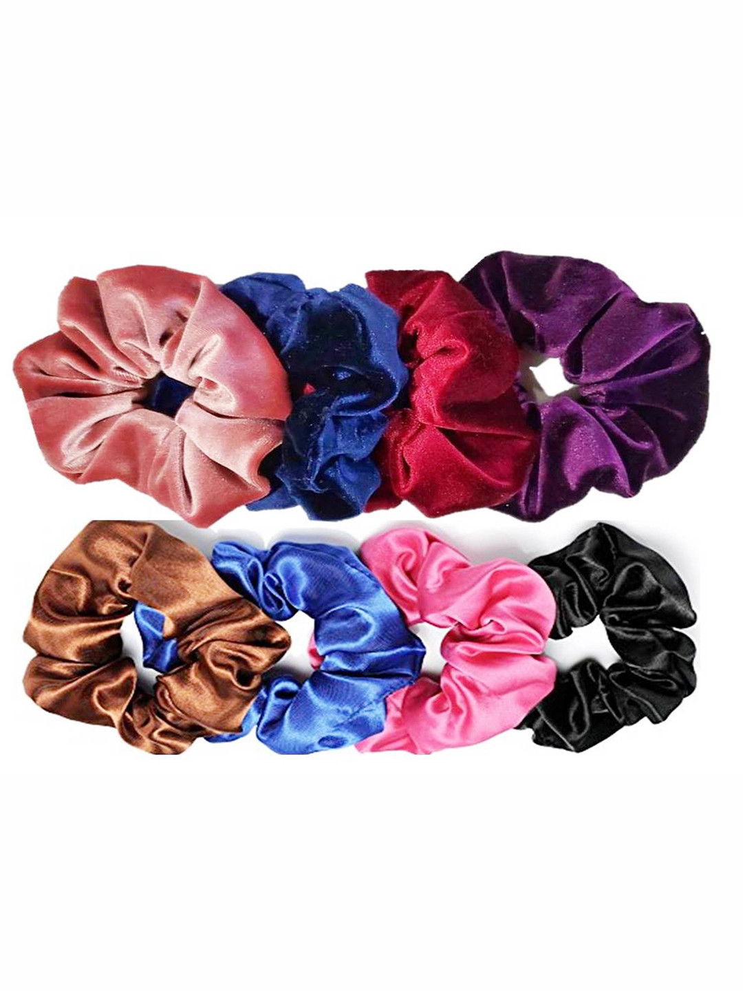 DIAN Women Pack of 8 Multicolor Ponytail Holders