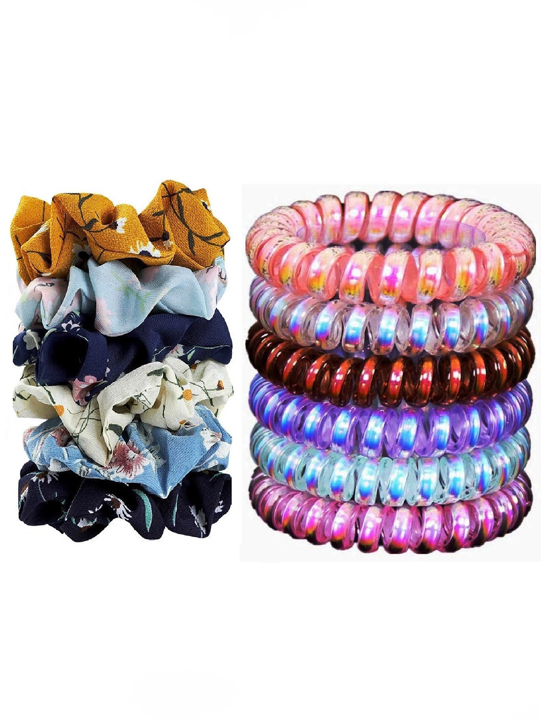 DIAN Women Multicoloured Ponytail Holders  multi pack