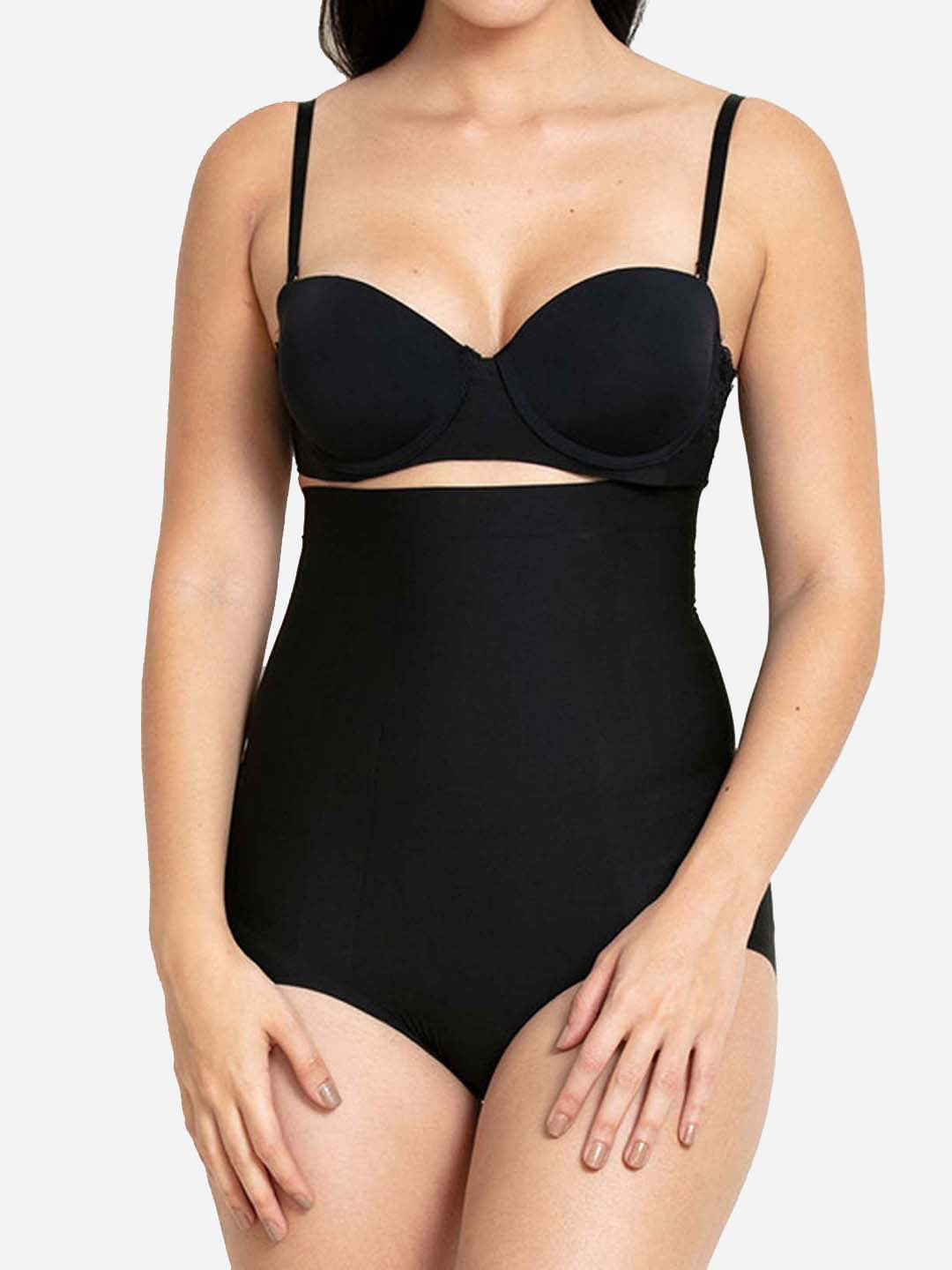 HSR Women Black Solid Shapewear