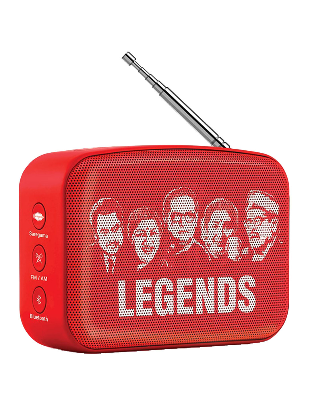 Saregama Carvaan Mini 2.0 Bengali- Music player with Bluetooth/ FM/AM/AUX - Sunset red