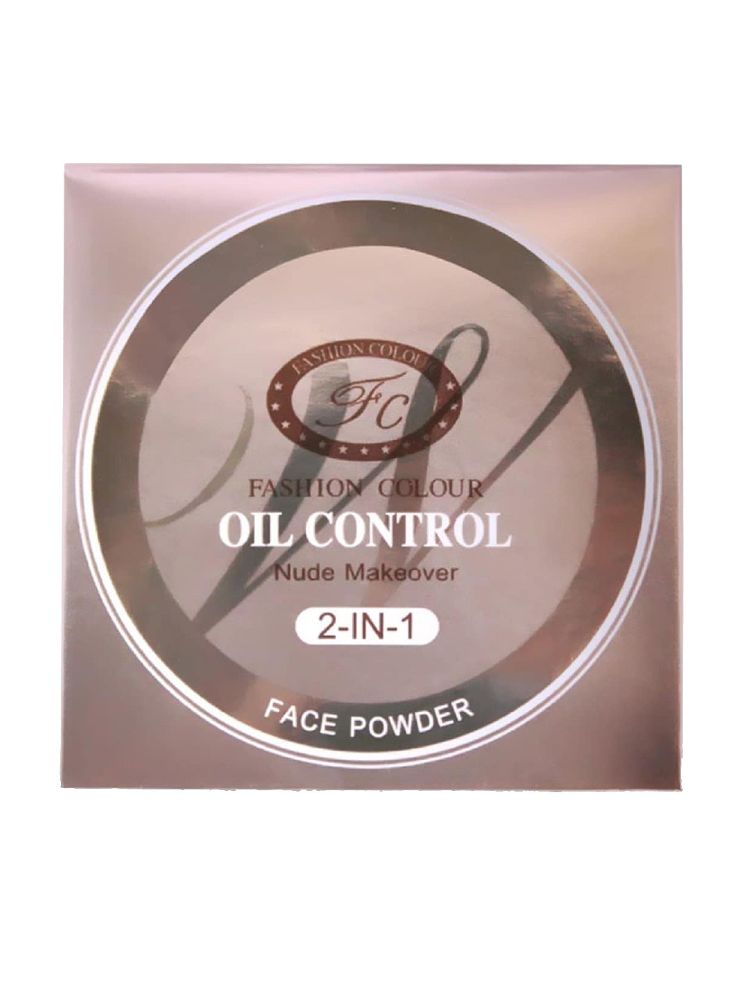 Fashion Colour Oil Control Nude Makeover 2 In 1 Face Powder 20 g - Shade 06