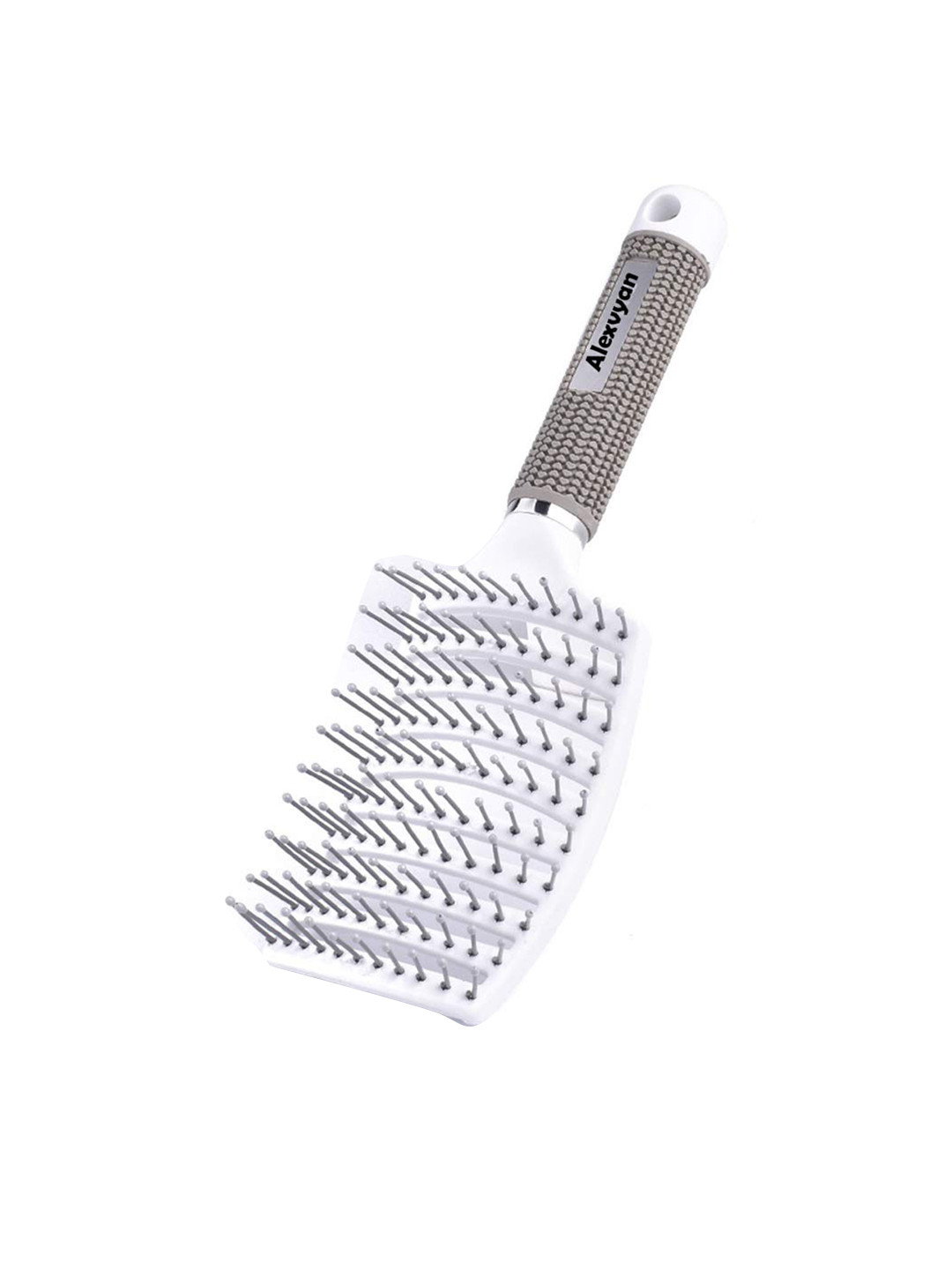 Alexvyan Women White Hair Brush and Comb