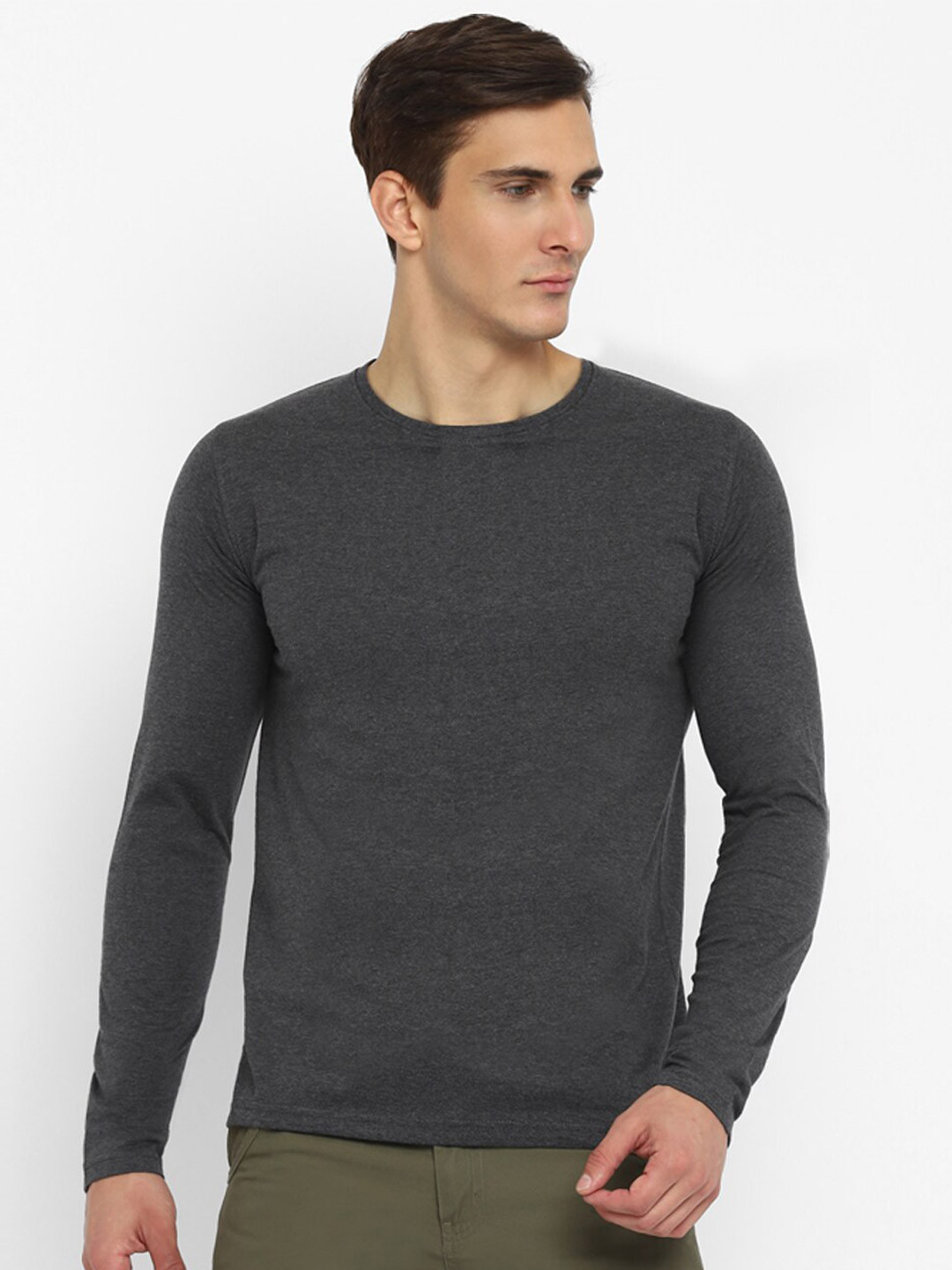 appulse Men Charcoal T-shirt