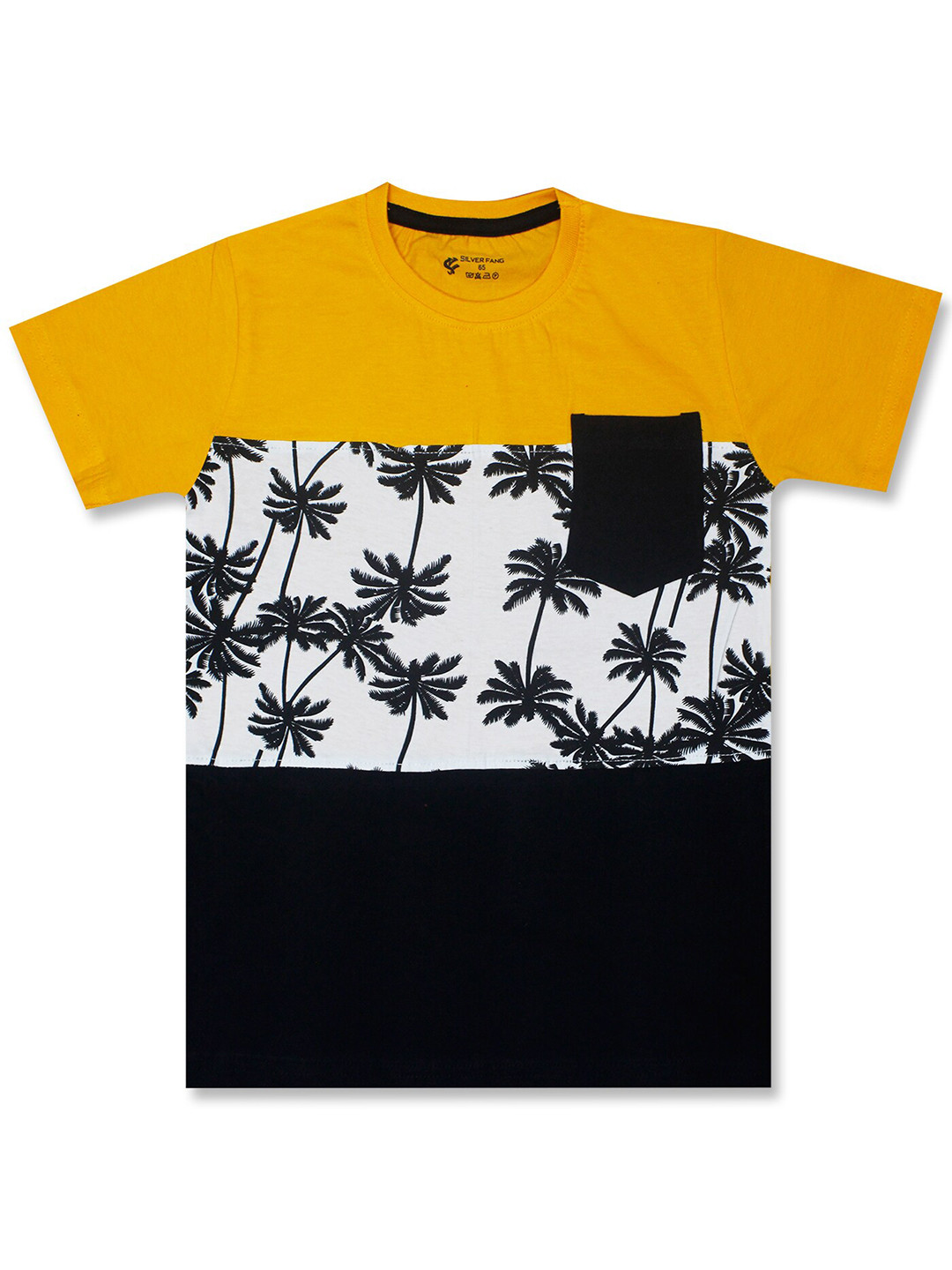 Silver Fang Boys Multicoloured Floral Printed Tropical T-shirt