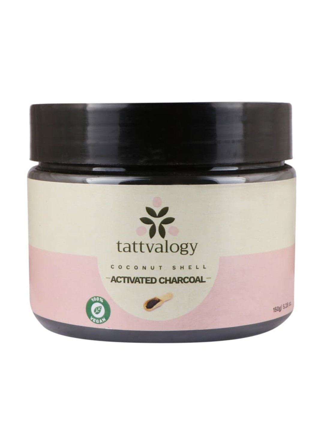 Tattvalogy Natural Coconut Shell Activated Charcoal Powder - 150 g