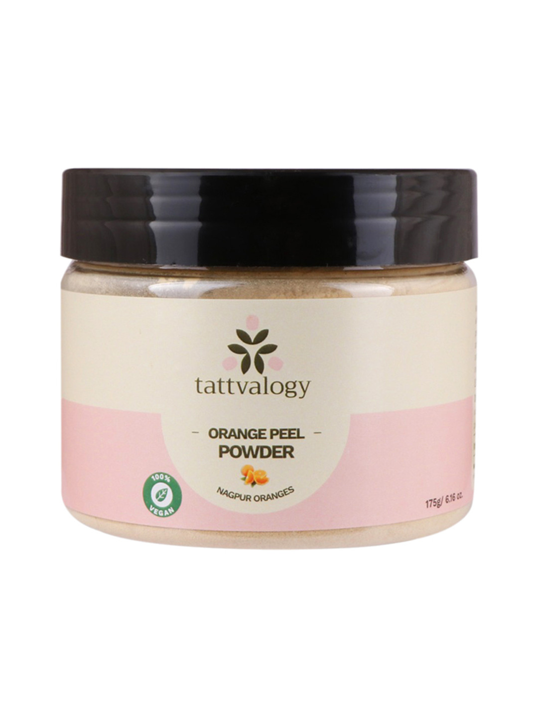Tattvalogy Cruelty-Free & Vegan Orange Peel Powder Face Mask with Nagpur Oranges - 175 g