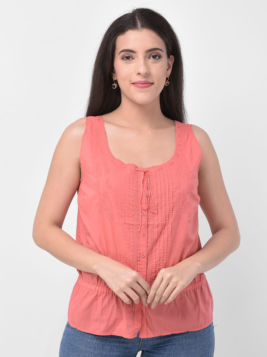 250 DESIGNS Pink Solid Top