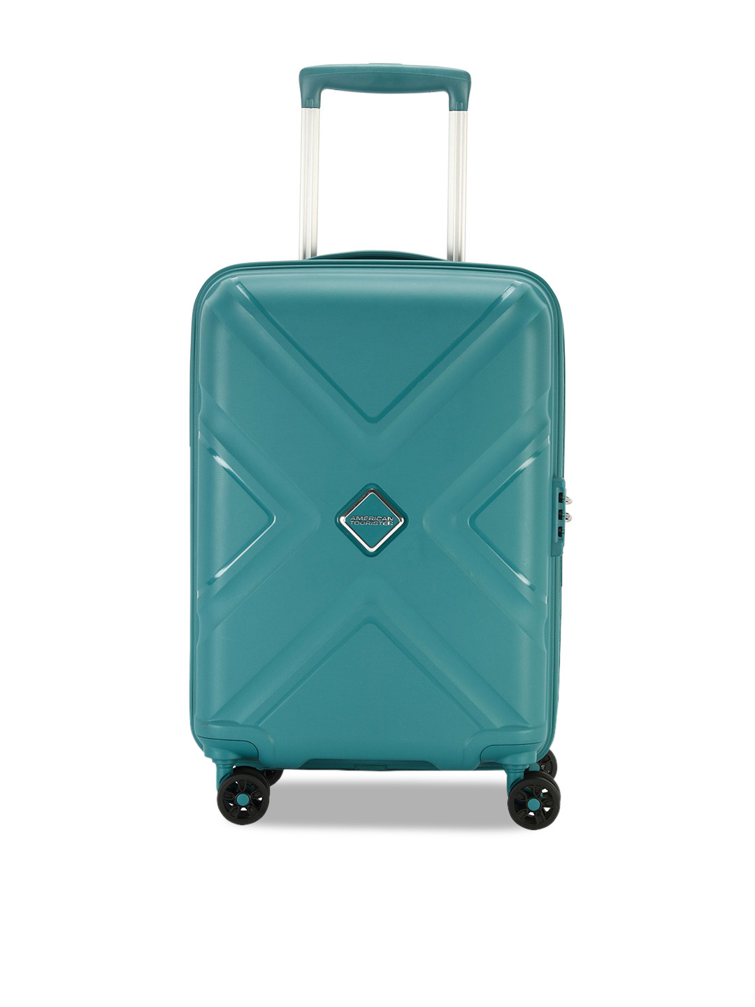 AMERICAN TOURISTER KROSSPLUS Textured Hard-Sided Trolley Bag