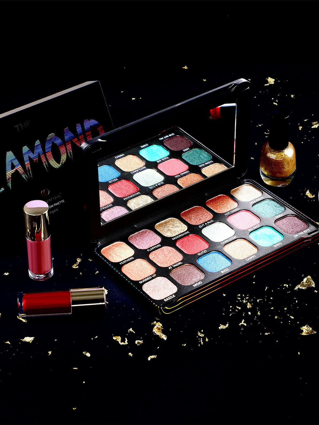 EUROPE GIRL The Diamond 18 Colour Eyeshadow Palette 36 g - Glow On