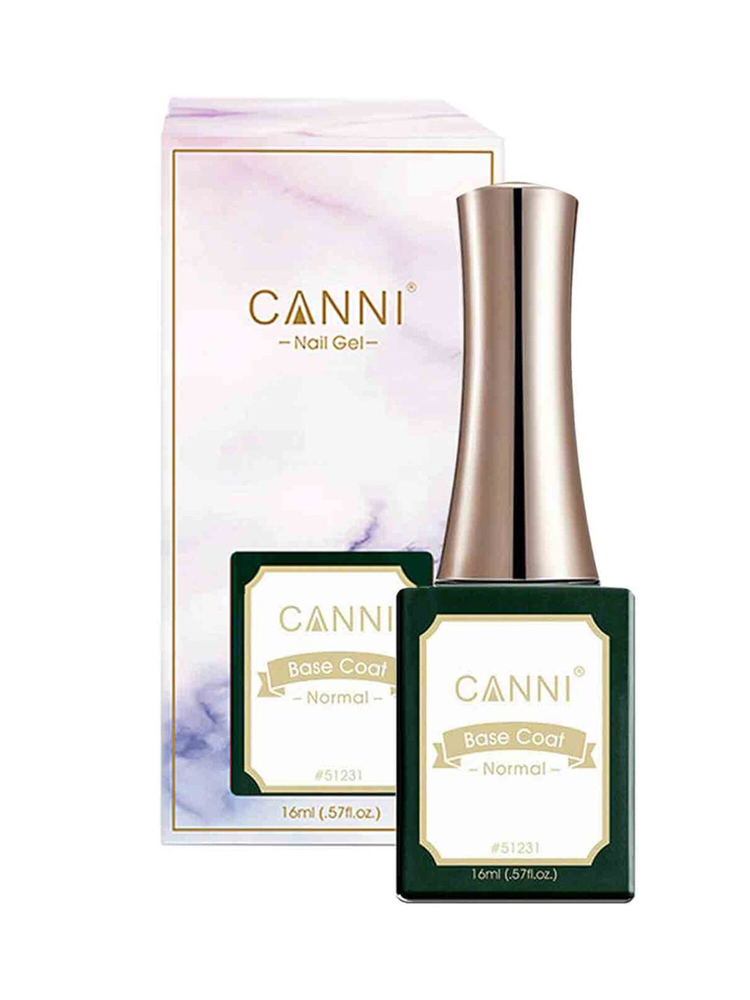 CANNI Base Coat UV & LED Light Nail Gel Polish 16 ml - Normal