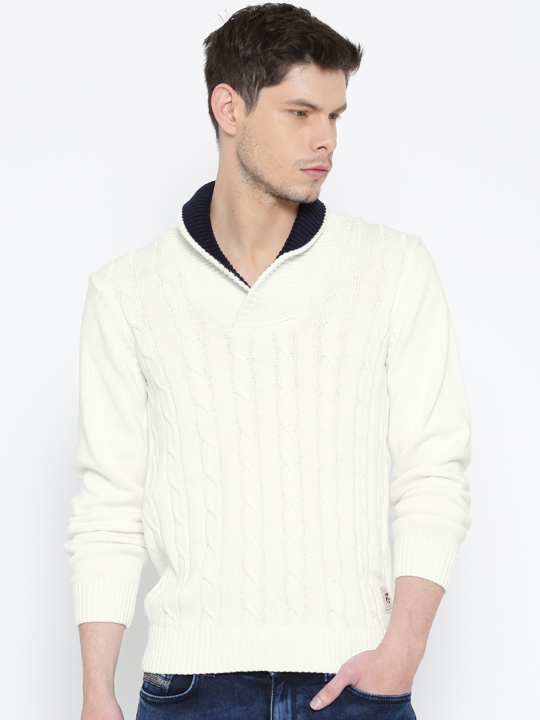 Polo clearance white sweater