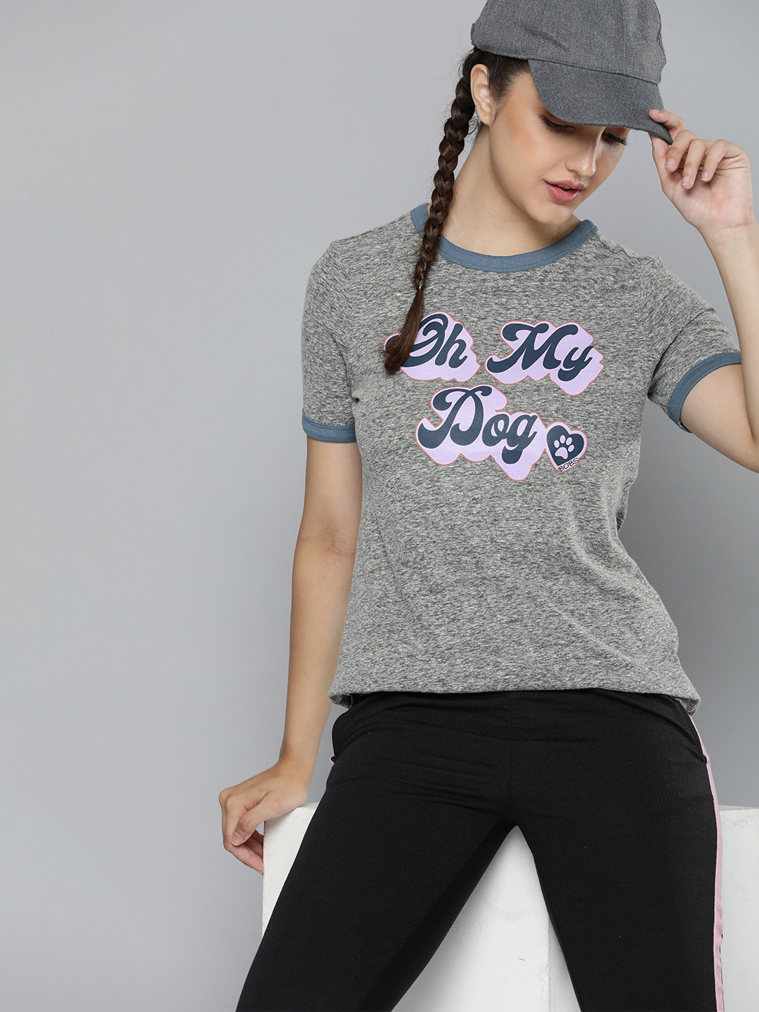 Skechers Women OMD RINGER Printed T-shirt