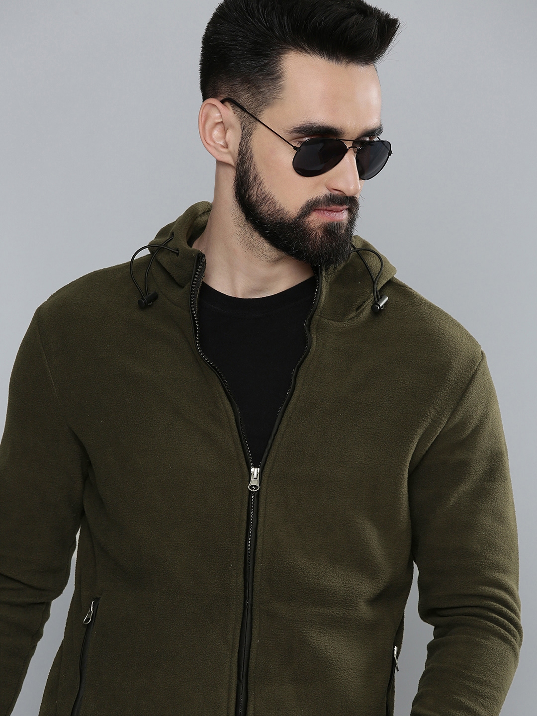 Flying machine full sleeve solid men's jacket new arrivals
