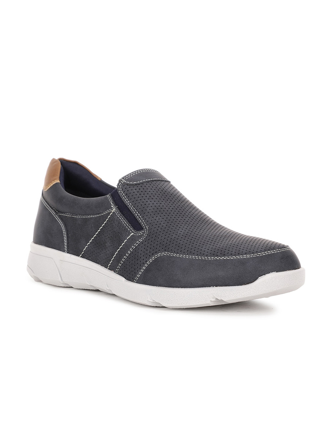 Bata comfit Men Blue Slip-On Casual Sneakers