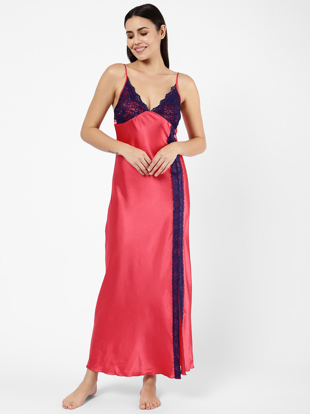 Sweet Dreams Red Maxi Nightdress